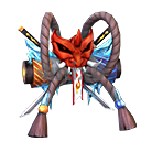 Backpack - Cursed Anger - Free Fire Guns
