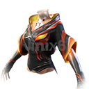 Blazing Hollowface Outfit - Free Fire Skins