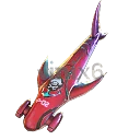 Skyboard - Bloody Red Shark - Free Fire Bundles